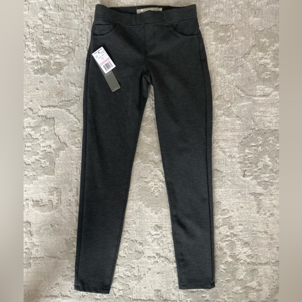 NWT Girls Tractr Gray Pull on Legging Pants size 10